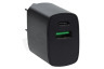 Easyfiks USB lader Type-C + Type-A, 20Watt
