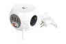 Ewent EW3939 Kubusvormige Stekkerdoos 3V, 3 USB-poorten, 1.5m