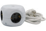 ACT AC2405 Kubusvormige Stekkerdoos 3V, 3 USB-poorten, 1.5m
