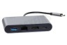 ACT AC7040 USB-C -HDMI Multiport Adapter met Ethernet en USB Hub