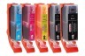 Easyfiks Inktcartridge PGI 525 CLI 526 Multipack BK/BK/C/M/Y + Chip
