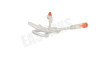 Easyfiks UTP CAT6 Netwerkkabel Wit, 0.5 meter, 2x RJ45 Male