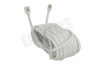 Easyfiks Telefoonkabel Wit, 2x RJ11 6p4c Male, 10.0 Meter