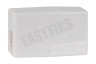 Easyfiks Telefoon Koppelstuk 2x RJ11 6p4c Contra Female, Wit