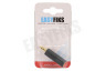Easyfiks Jack Verloopstekker 3.5mm Male - Contra 6.3mm Female