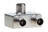 Hirschmann DPO2104 Coax Splitter IEC Female ingang, 2x Male uitgang, nummer 11
