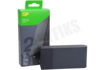 Universeel GPPBM20CGYMSR287 M2+ 20C  Powerbank GP 20.000 mAh, grijs geschikt voor o.a. 20.000 mAh 1x USB-A 2x USBC ports