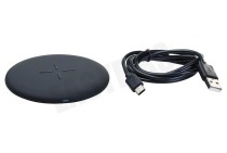 Universeel MHQIS10W001BLK  Fast Wireless QI Charger Black geschikt voor o.a. Alle toestellen geschikt voor draadloos opladen