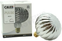 Calex 2101002800 Metz Smokey Pulse  Ledlamp 4W 2200K E27 Dimbaar geschikt voor o.a. E27 4W 40Lm 2200K Dimbaar