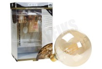 Calex  425484 Calex LED volglas LangFilament Globelamp 4W 320lm E27 geschikt voor o.a. E27 G125 Dimbaar