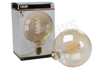 Calex  1001001000 Calex LED Volglas Flex Filament Globelamp geschikt voor o.a. E27 Goud Dimbaar 4W G125