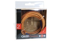 Calex 940216 Calex Textiel Omwikkelde  Kabel Goud 1,5m geschikt voor o.a. Max. 250V-60W