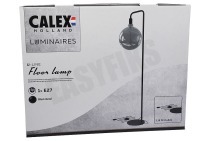 Calex  941400 Calex Vloerlamp, Zwart geschikt voor o.a. Met schakelaar