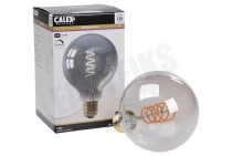 Calex  1001001400 Globe LED lamp Flexible Filament Titanium E27 Dimbaar geschikt voor o.a. E27 4W 136lm 1800K Dimbaar