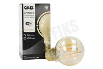 Calex 429116  Smart LED Filament Rustic Gold Standaardlamp E27 Dimbaar geschikt voor o.a. 220-240V, 7W, 806lm, 1800-3000K