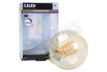 Calex 473882  Globe G80 LED lamp Flexible Filament Gold E27 Dimbaar geschikt voor o.a. E27 4W 200lm 2100K Dimbaar