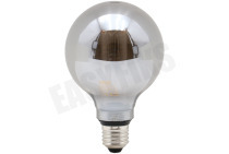 Calex 1201001000  LED Glasfiber Titanium G95 Globelamp 3,5W E27 Dimbaar geschikt voor o.a. E27 3,5W 40lm 2000K Dimbaar