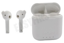Universeel DEFD4312  True Talk Earbud, Wit geschikt voor o.a. Draadloos, Bluetooth 5.2, USB-C