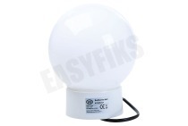 VB 0158059  Bol lamp met fitting geschikt voor o.a. Voor schroefrand recht