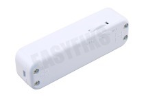 Q-Link 5421033  Snoerdimmer 2x0,75mm2 20/100W wit geschikt voor o.a. Snoerdimmer voor trafo, gloei en halogeen lampen
