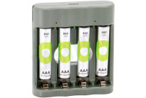 B441 USB Batterijlader Recyko 4x AAA 850mAh