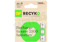 LR6 ReCyko+ AA 1300 - 4 oplaadbare batterijen