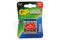 LR03 AAA batterij GP Alkaline Ultra Plus 1,5V 4 stuks