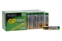 GP 03024AB40  LR03 Super Alkaline AAA - 40 batterijen geschikt voor o.a. LR03 AAA 1,5 Volt