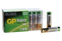 GP 03024AB24  LR03 Super Alkaline AAA - 24 batterijen geschikt voor o.a. AAA 1,5 Volt