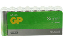 LR06 AA batterij GP Super Alkaline Multipack 1,5V 16 stuks