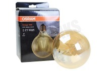 Osram  4058075808980 Osram Vintage 1906 LED Globe 2.8W E27 geschikt voor o.a. 2.8W, 200 Lumen, 2400K