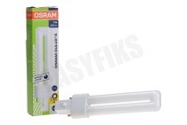Osram 4050300025735  Spaarlamp Dulux S 2 pins CCG 400lm geschikt voor o.a. G23 7W 830 warmwit