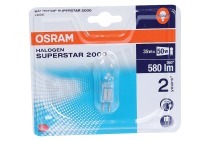 Osram 4008321990228  Halogeenlamp Halostar Superstar 2900K Dimbaar geschikt voor o.a. GY6.35 35W 12V 580lm