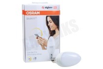 Osram 4058075152243  Smart+ Candle E14 Dimmable White 6W geschikt voor o.a. E14 6W 470lm 2700K