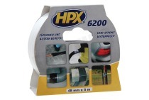 HPX CW5005  6200 Pantsertape Repair Wit 48mm x 5m geschikt voor o.a. Duct Tape, 48mm x 5 meter