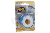 HPX WT0012 PTFE tape water 12mtr, 12mm breed geschikt voor o.a. Isolatietape, 12mm x 12 meter