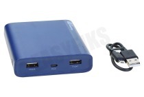 GP 130B10ABLUE B10A GP B-Series  Powerbank 10000mAh Deep Blue geschikt voor o.a. 10000mAh, Micro USB