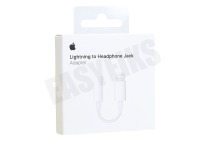 Apple AP10114  MMX62ZM/A Apple Lightning to Headphone Jack geschikt voor o.a. Audiokabel of hoofdtelefoon