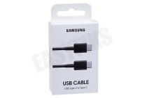 Samsung SAM10314PK  EP-DA705BBEGWW USB-C naar USB-C Kabel, 1 Meter, Zwart geschikt voor o.a. Zwart