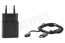 Samsung SAM-10338-PK  EP-T1510XBEGEU Samsung Power Adapter 15W geschikt voor o.a. Zwart, USB-C ingang, Android & iOS
