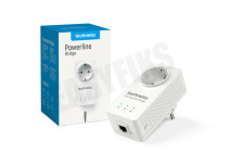 Technetix  11201801 Powerline G.Hn Bridge (Fast Internet) geschikt voor o.a. inclusief 1 meter CAT6-kabel