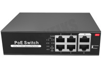 MEKO 8218-MK PoE  Switch 4 poorten geschikt voor o.a. POE (power over ethernet)