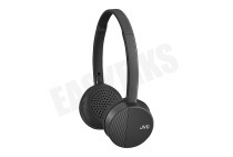 JVC HAS24WBE  HA-S24W-B Street Sound On-Ear Draadloze Hoofdtelefoon, Zwart geschikt voor o.a. Draadloos
