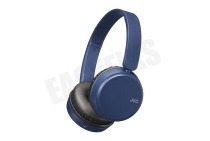 JVC HAS35BTAUX HA-S35BT-A Deep Bass Draadloze Hoofdtelefoon Hoofdtelefoon Blauw geschikt voor o.a. Bluetooth, Bass Boost functie