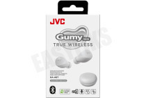 JVC HAA6TWU  HA-A6T Gumy Mini True Wireless Oordopjes, Wit geschikt voor o.a. IPX4 Water bestendig