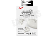JVC HAA7T2WE Hoofdtelefoon HA-A7T2-WE True Wireless Headphones, White geschikt voor o.a. IPX4 Water bestendig