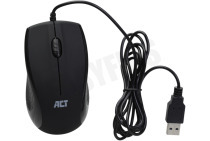 ACT AC5006 Bedrade full size optische muis 1000 DPI geschikt voor o.a. USB aansluiting, 1000 DPI