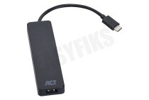 ACT AC6405 USB-C  Hub 3 Port met Cardreader geschikt voor o.a. USB 3.2 Gen1 (5Gbps)