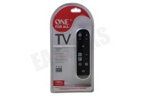 One For All URC6810  URC 6810 Basic Zapper Universele afstandsbediening geschikt voor o.a. TV, LCD, PLASMA, STB
