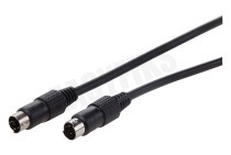 Easyfiks  SVHS Kabel, S-Video Male - S-Video Male, 2.5 Meter geschikt voor o.a. 2.5 Meter